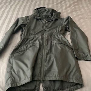 North face medium rain trench